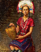 阿美族女青年肖像